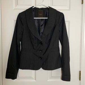 The Limited Black Pinstripe Blazer